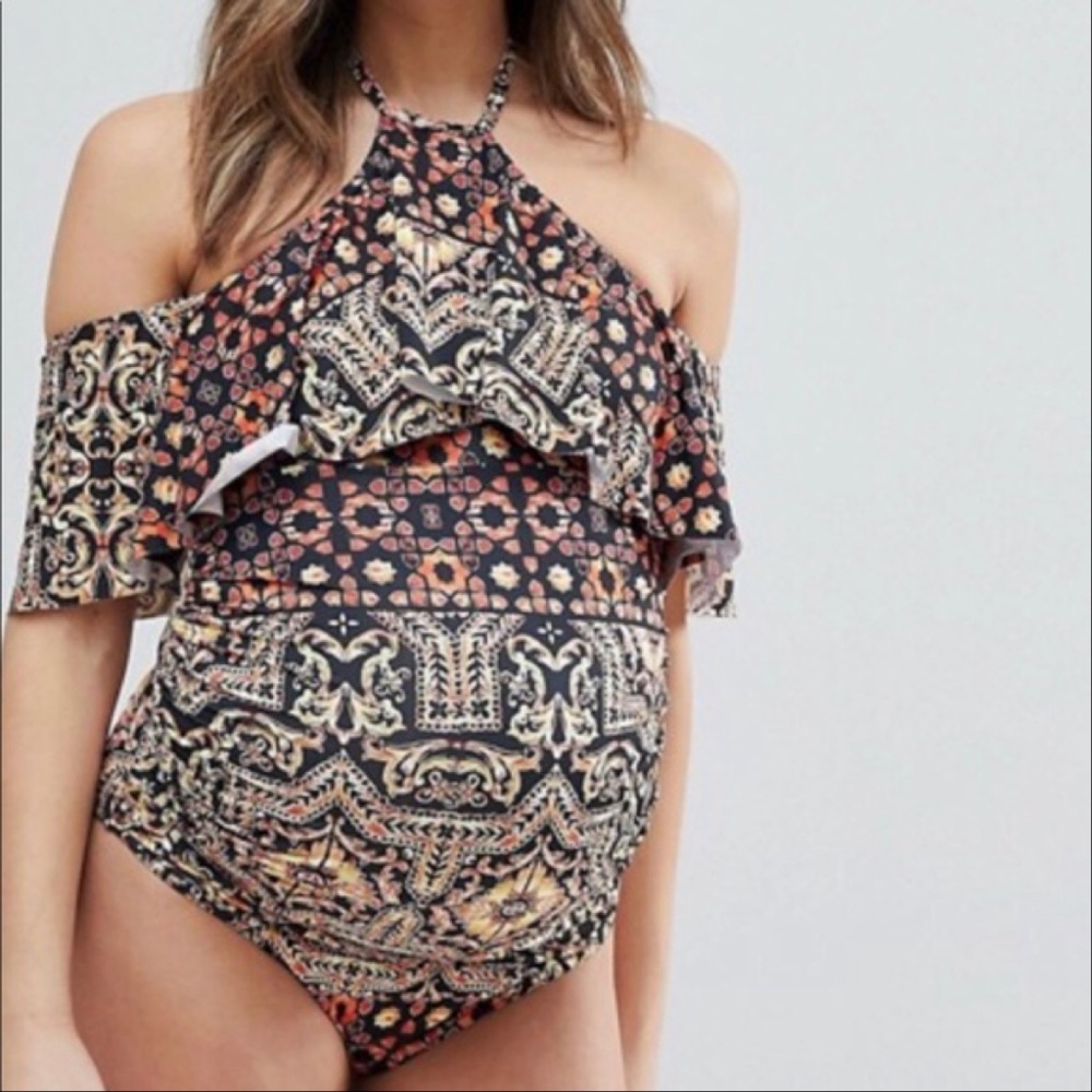 ASOS Maternity Tribal One-Piece Swimsuit